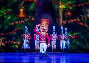 The Nutcracker is performed onstage.