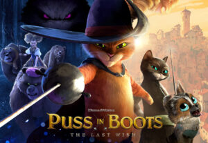 A promotional cover for the new Puss in Boots movie.