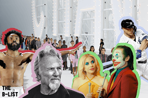 Donald Glover, Kris Kristofferson, Lady Gaga and Joaquin Phoenix in Joker: Folie à Deux, and a baseball player in front of a Paris Fashion Week runway.