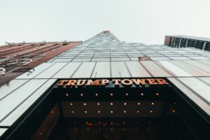 Trump Tower's front entrance in New York City